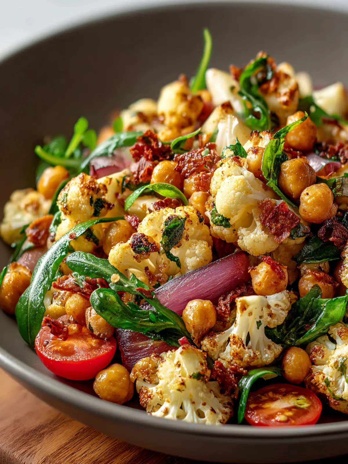 Irresistible Chickpea and Roasted Cauliflower Salad Fourth Image nbaqn3