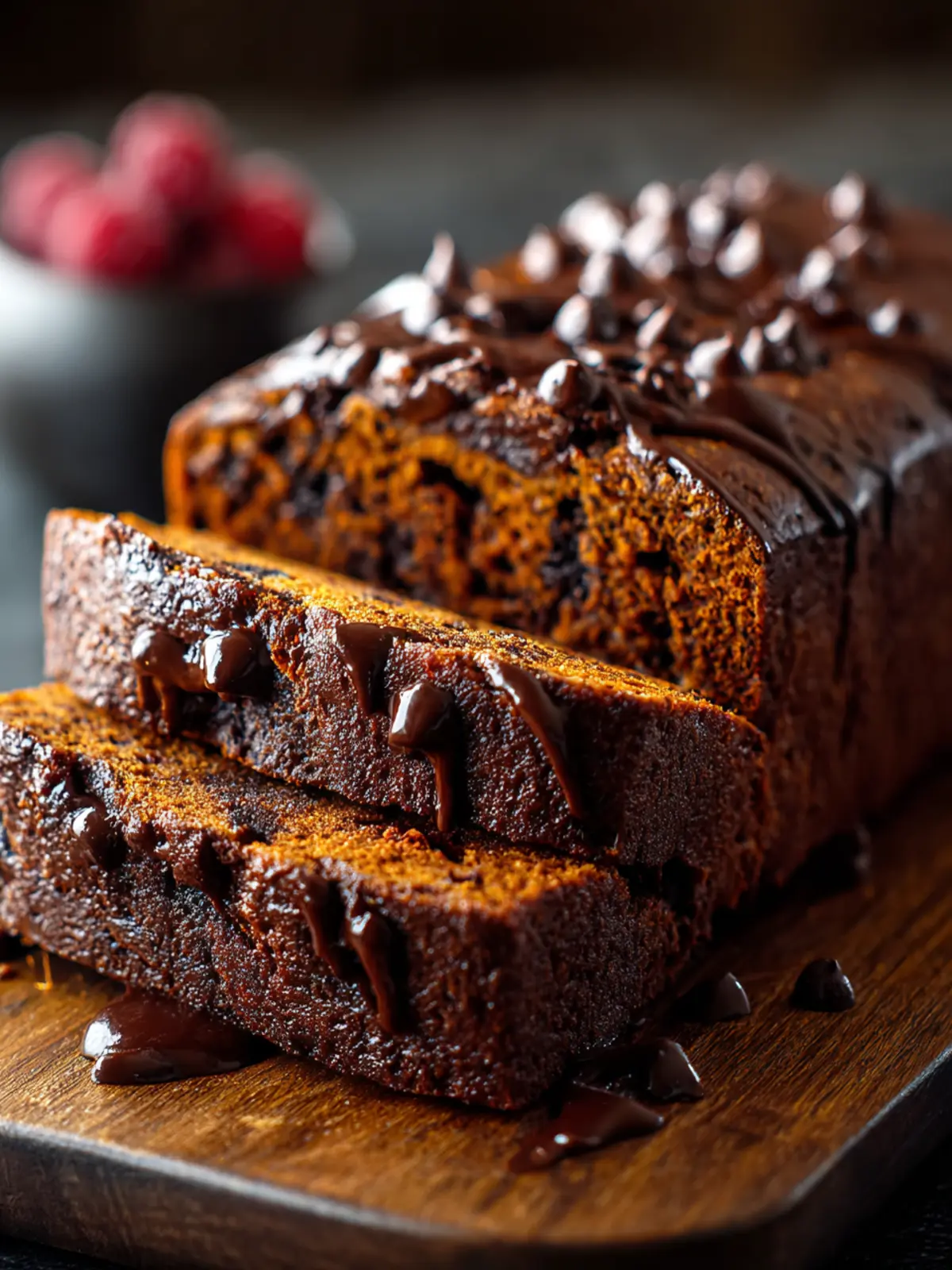 Irresistible Moist Chocolate Pumpkin Bread Recipe Fourth Image s5jhug