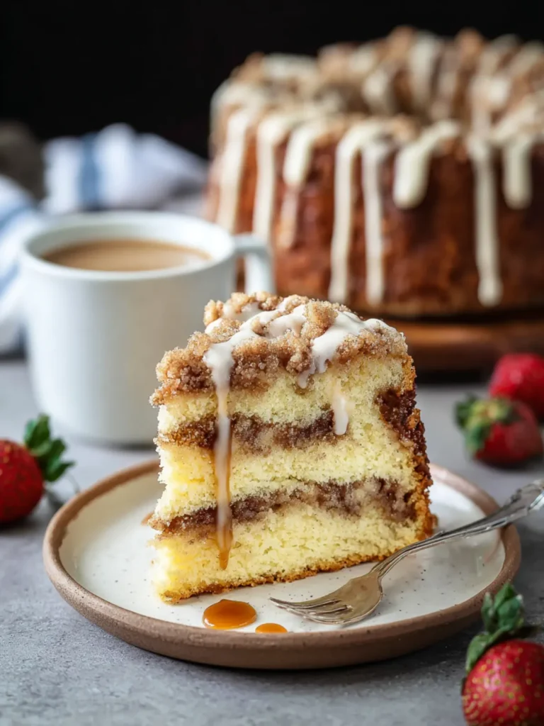 Irresistible Sour Cream Coffee Cake Recipe for Cozy Afternoons First Image