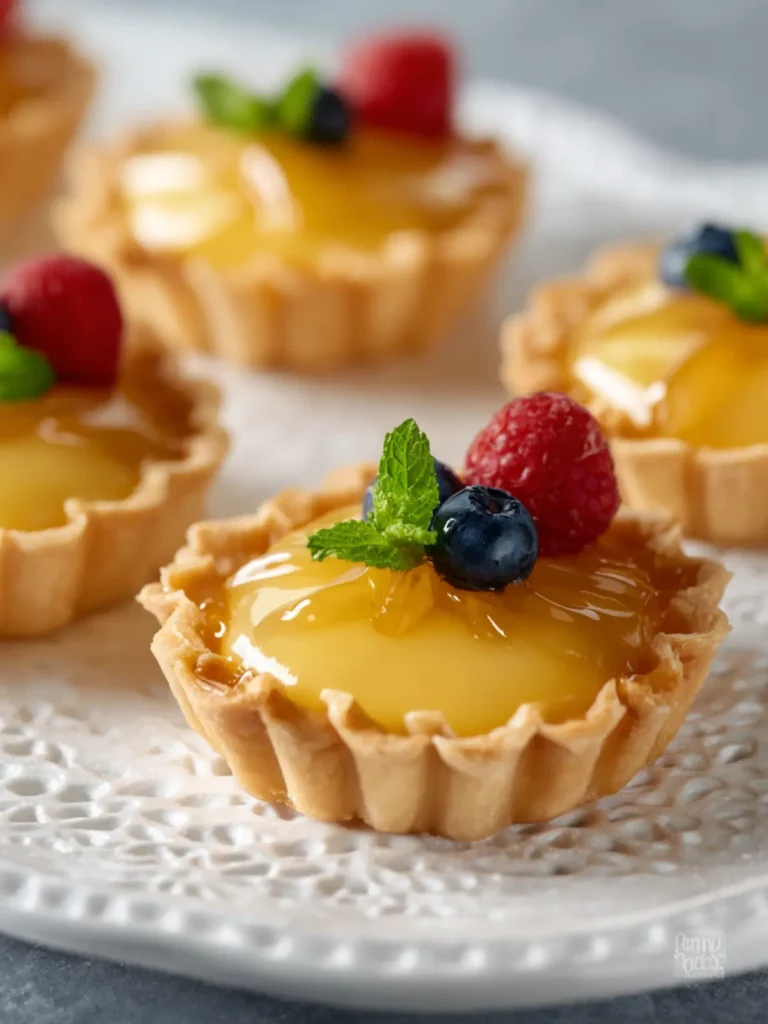 Lemon Curd Tartlets First Image