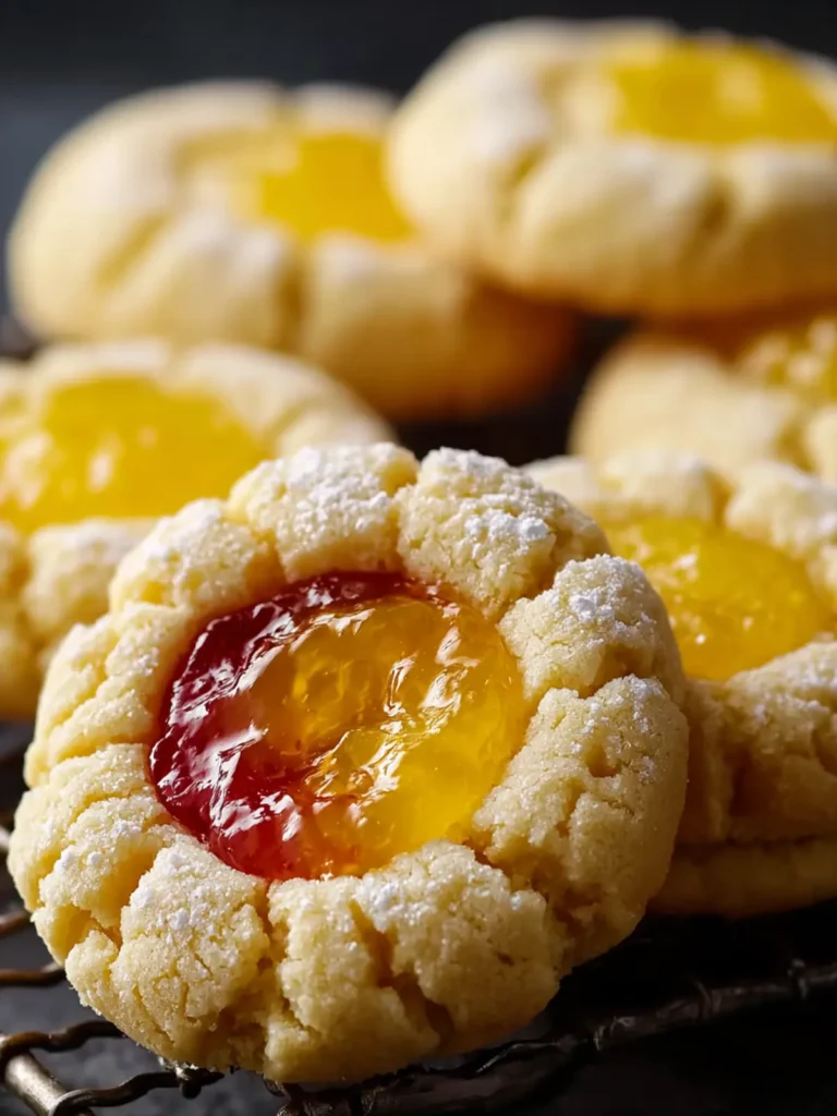 Lemon Thumbprint Cookies First Image