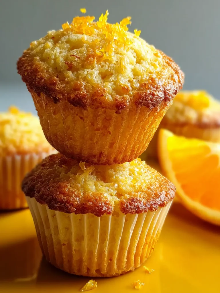 Orange Vanilla Muffins First Image