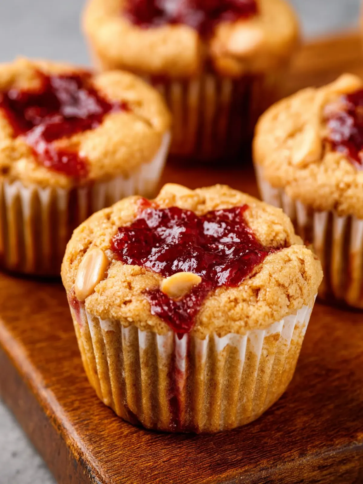 Peanut Butter And Jelly Muffins First Image