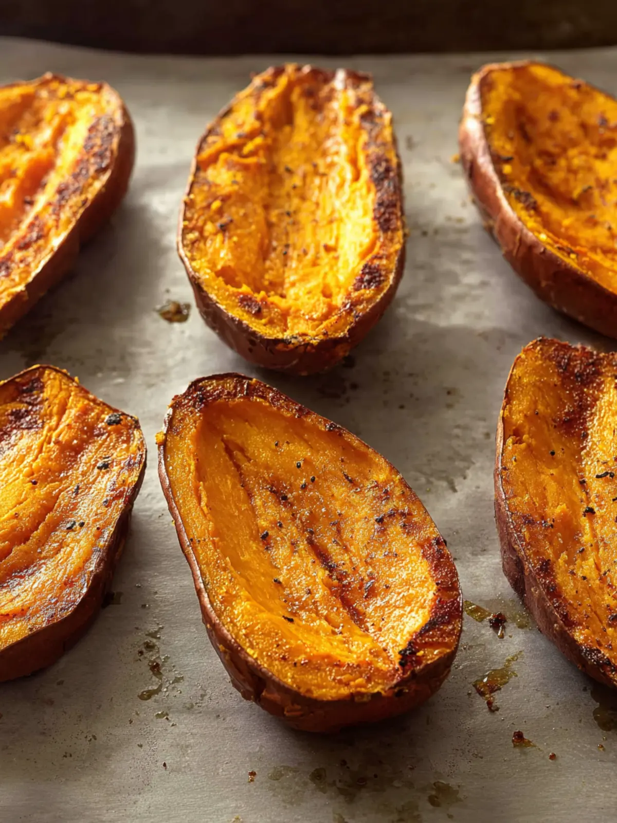 Perfect Roasted Sweet Potato Halves Oven Baked Fourth Image o7urab
