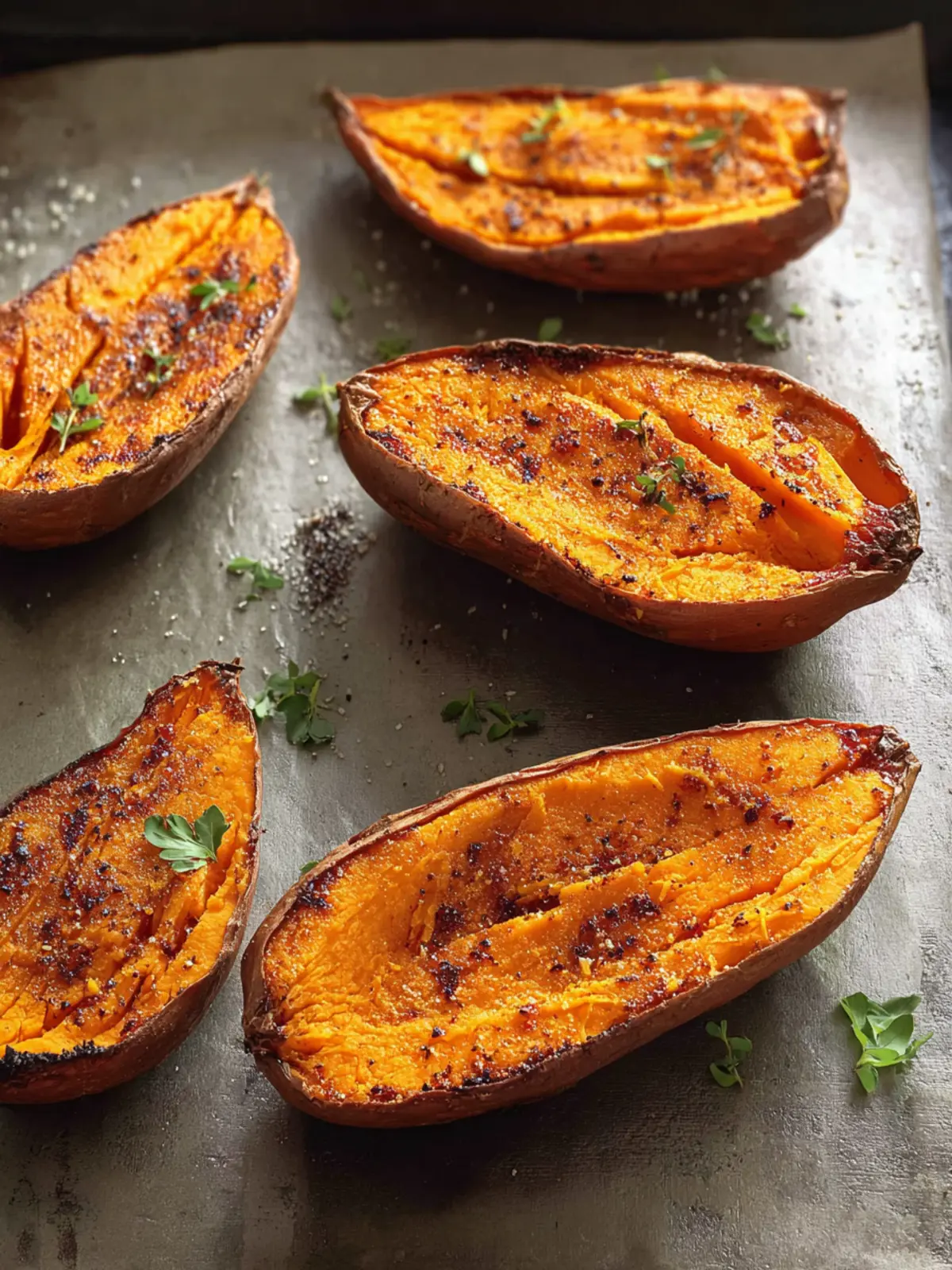 Perfect Roasted Sweet Potato Halves Oven Baked Third Image bsmfta