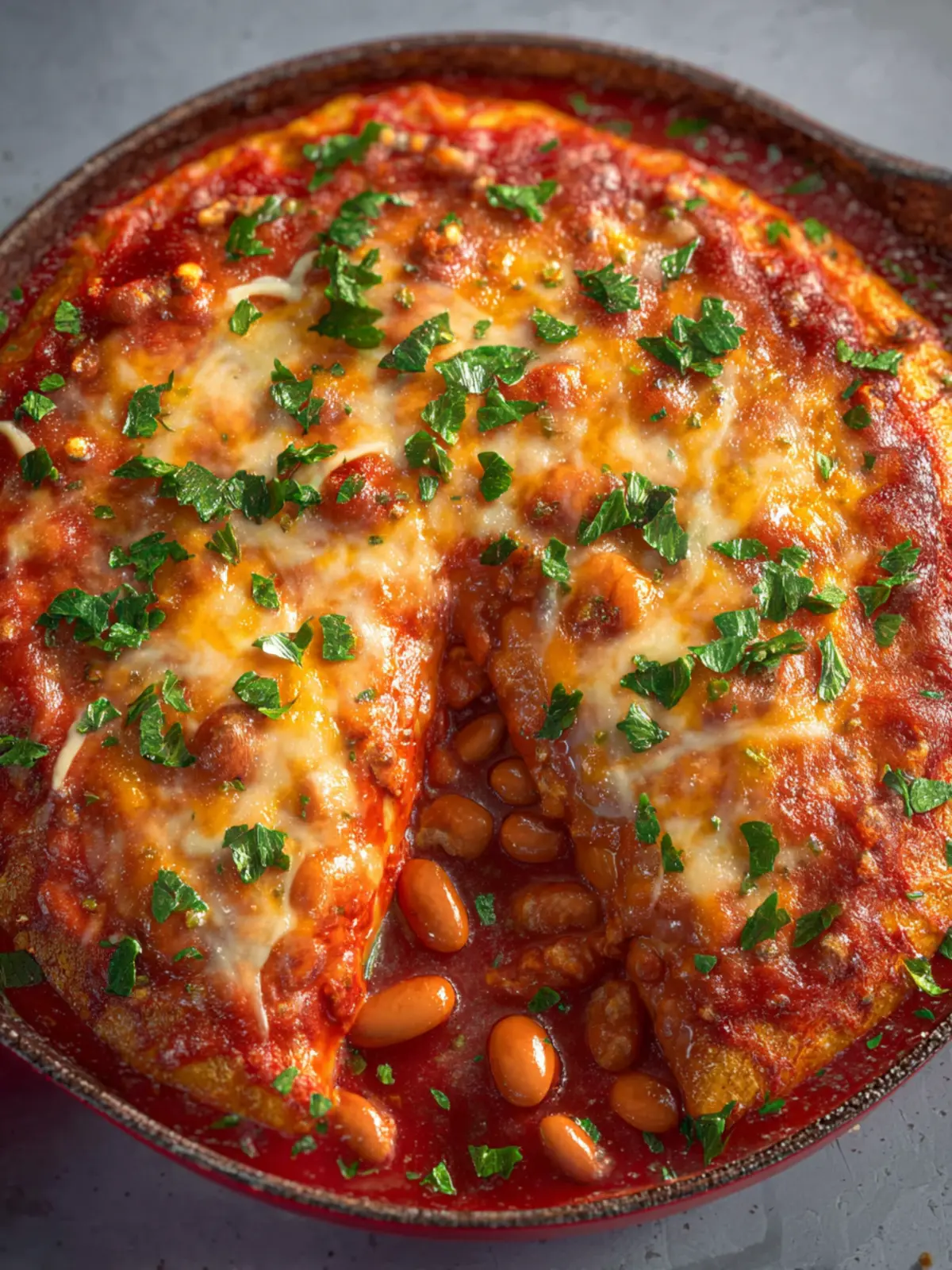 Pizza Beans Comfort Food With a Pizza Twist Fourth Image hklwrh