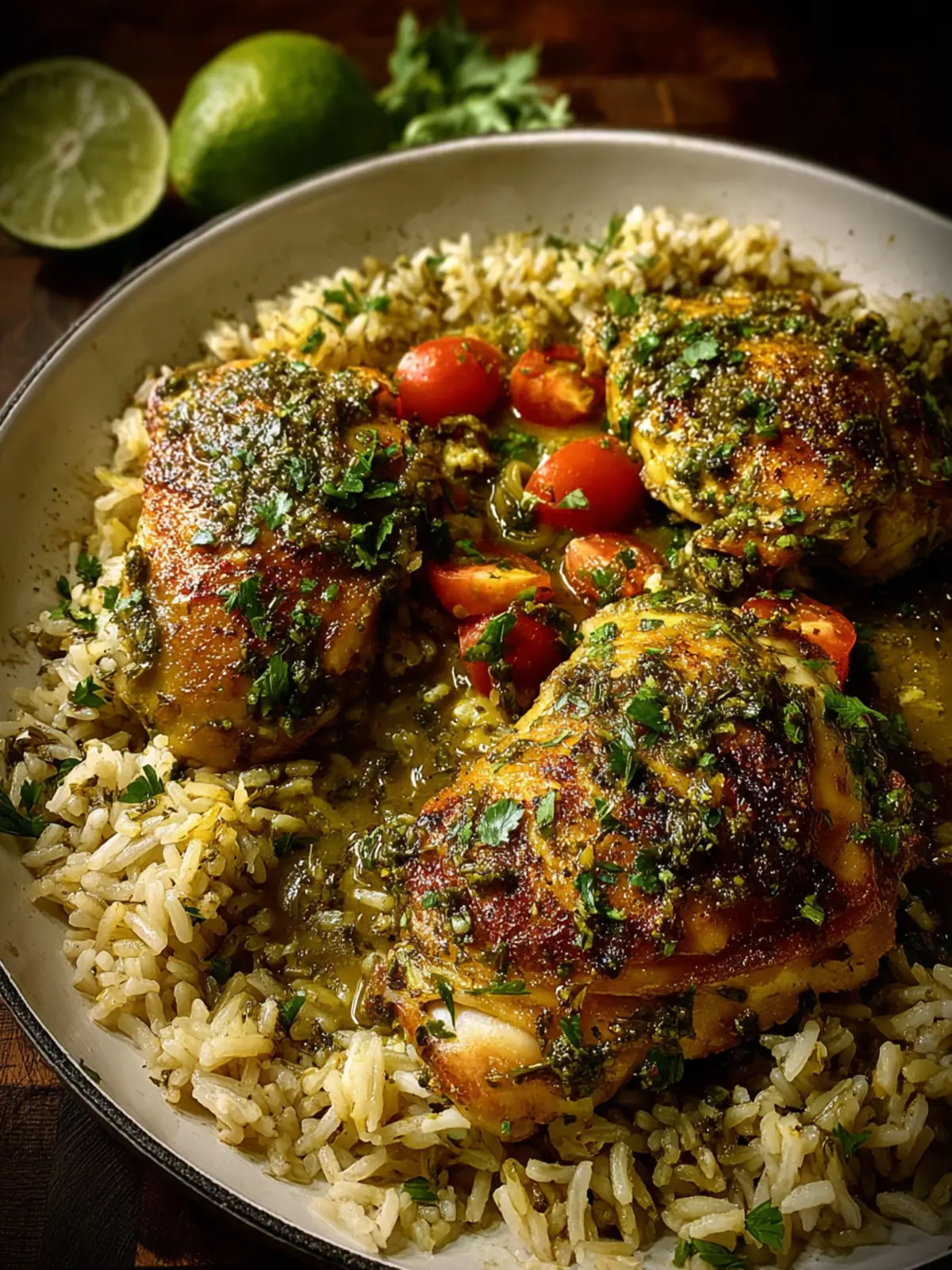 Salsa Verde Chicken Rice Skillet Second Image snn7rv