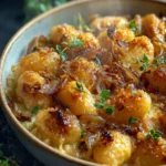Savory French Onion Gnocchi Bake with Golden Caramelized Onions First Image