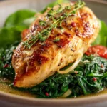 Spring Chicken Spinach Recipe First Image
