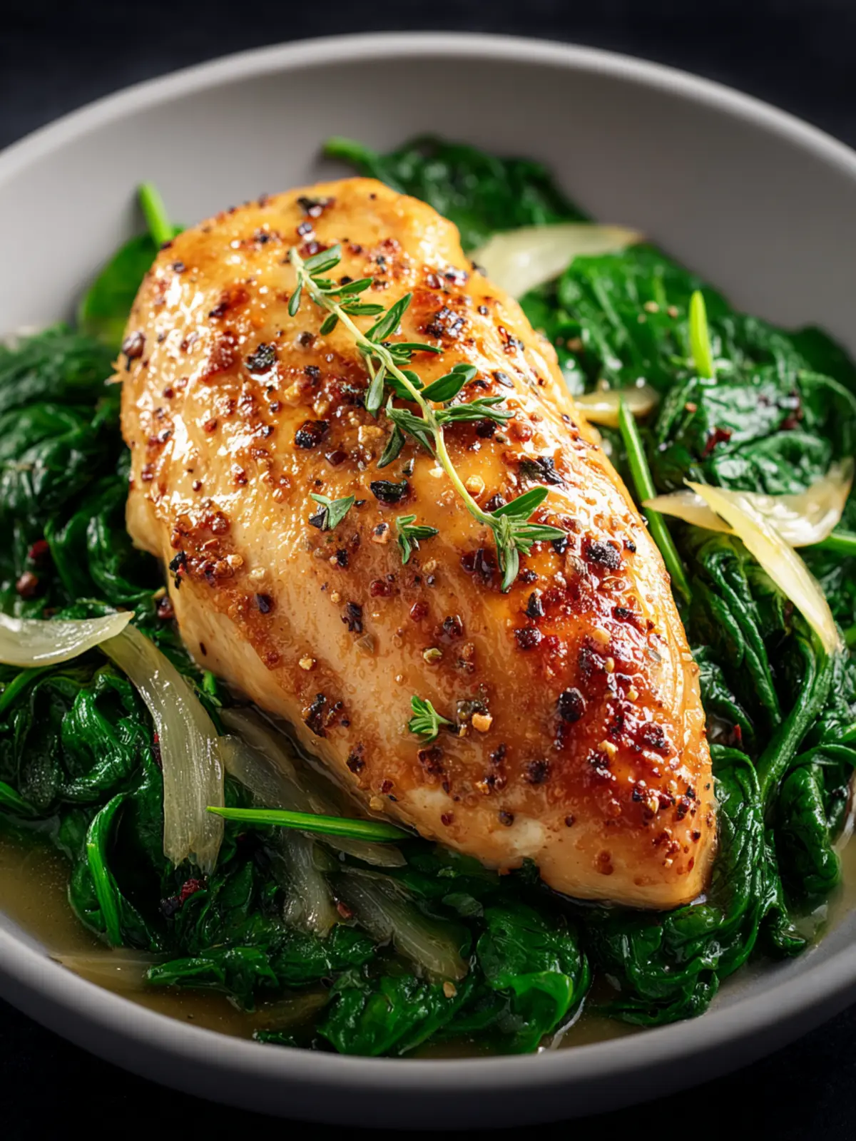 Spring Chicken Spinach Recipe Third Image tn3acf