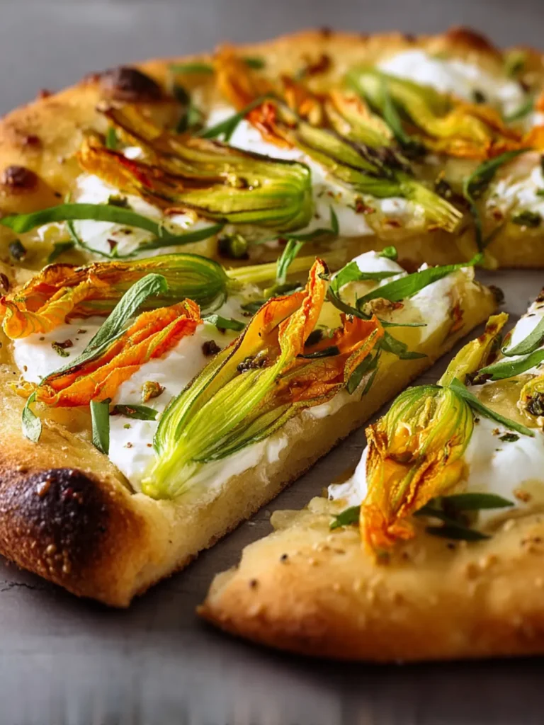 Squash Blossom & Ricotta Pizza First Image