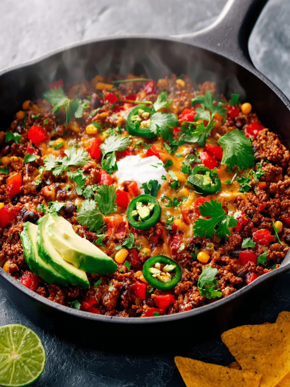 Taco Skillet Recipe Third Image bcr5mb