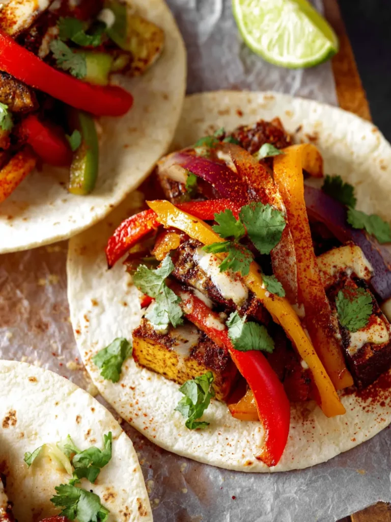 Vegan Tofu Fajitas First Image