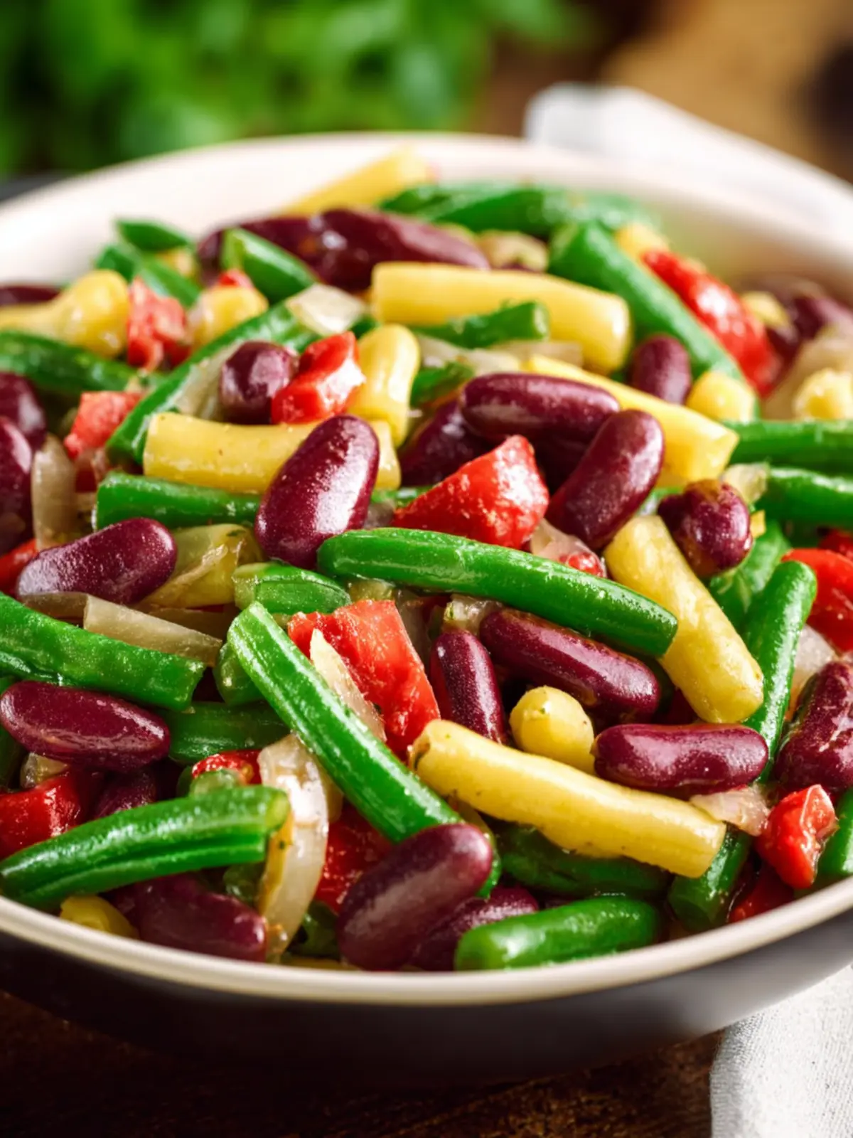 Zesty Three Bean Salad First Image