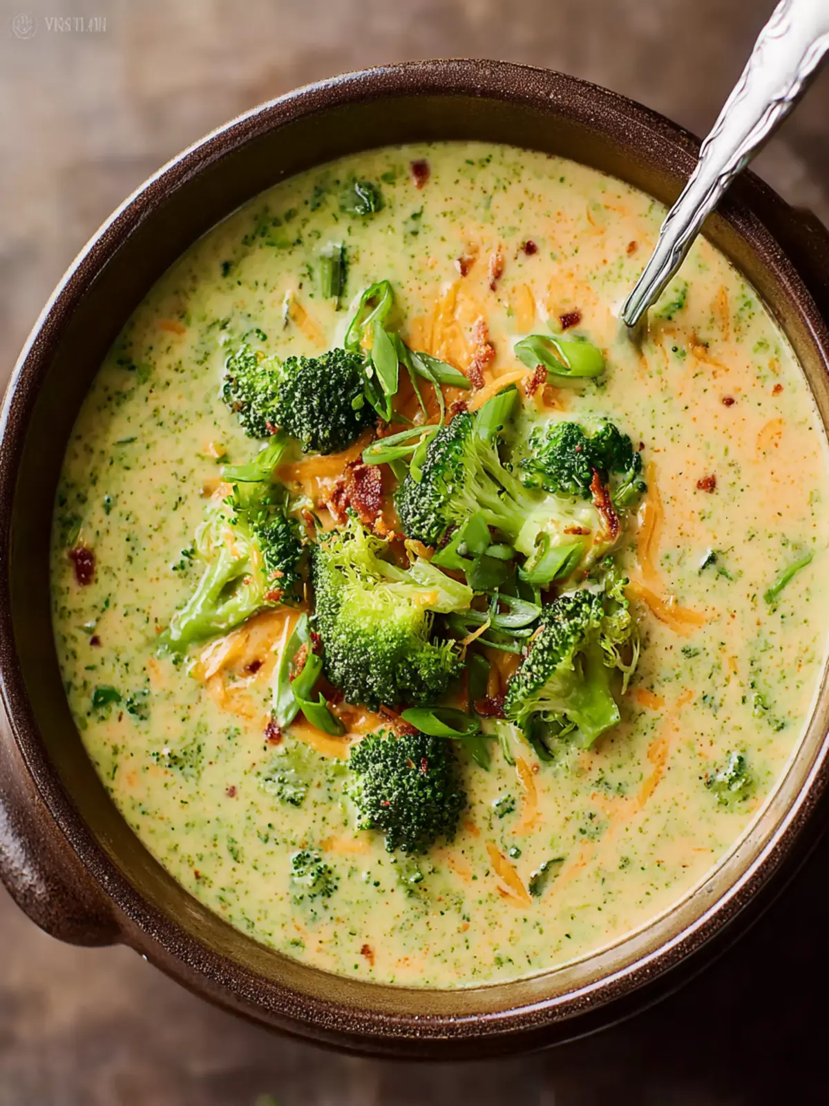 Instant Pot broccoli cheddar soup First Image