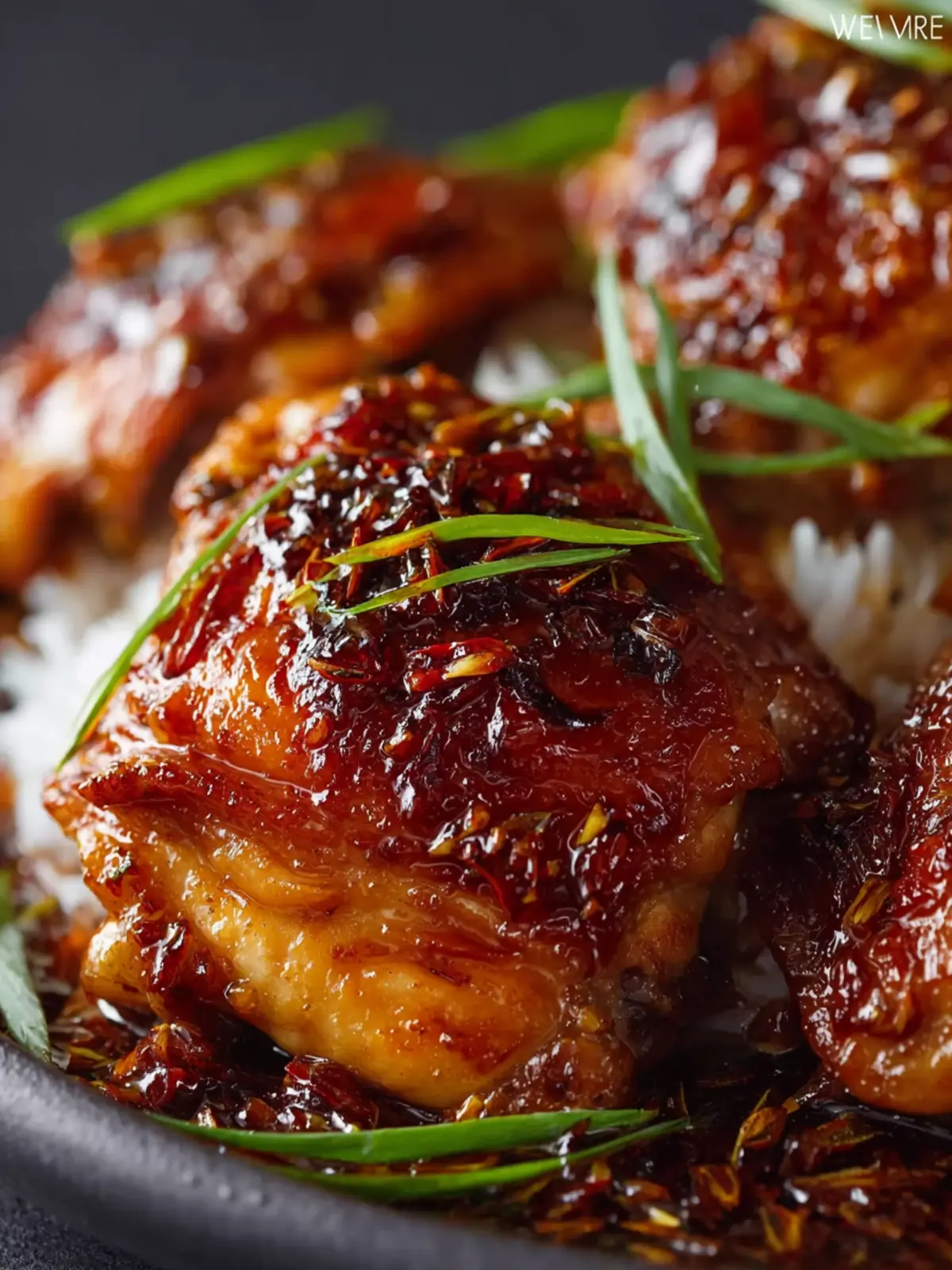 Slow Cooker Honey Garlic Chicken Thighs Second Image zi4ykq