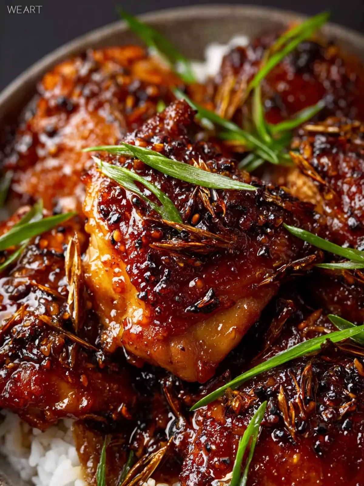 Slow Cooker Honey Garlic Chicken Thighs Third Image u8elen