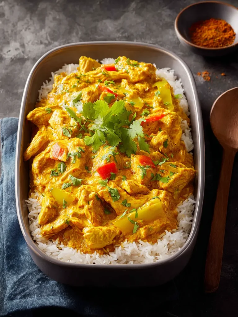 chicken curry and rice First Image