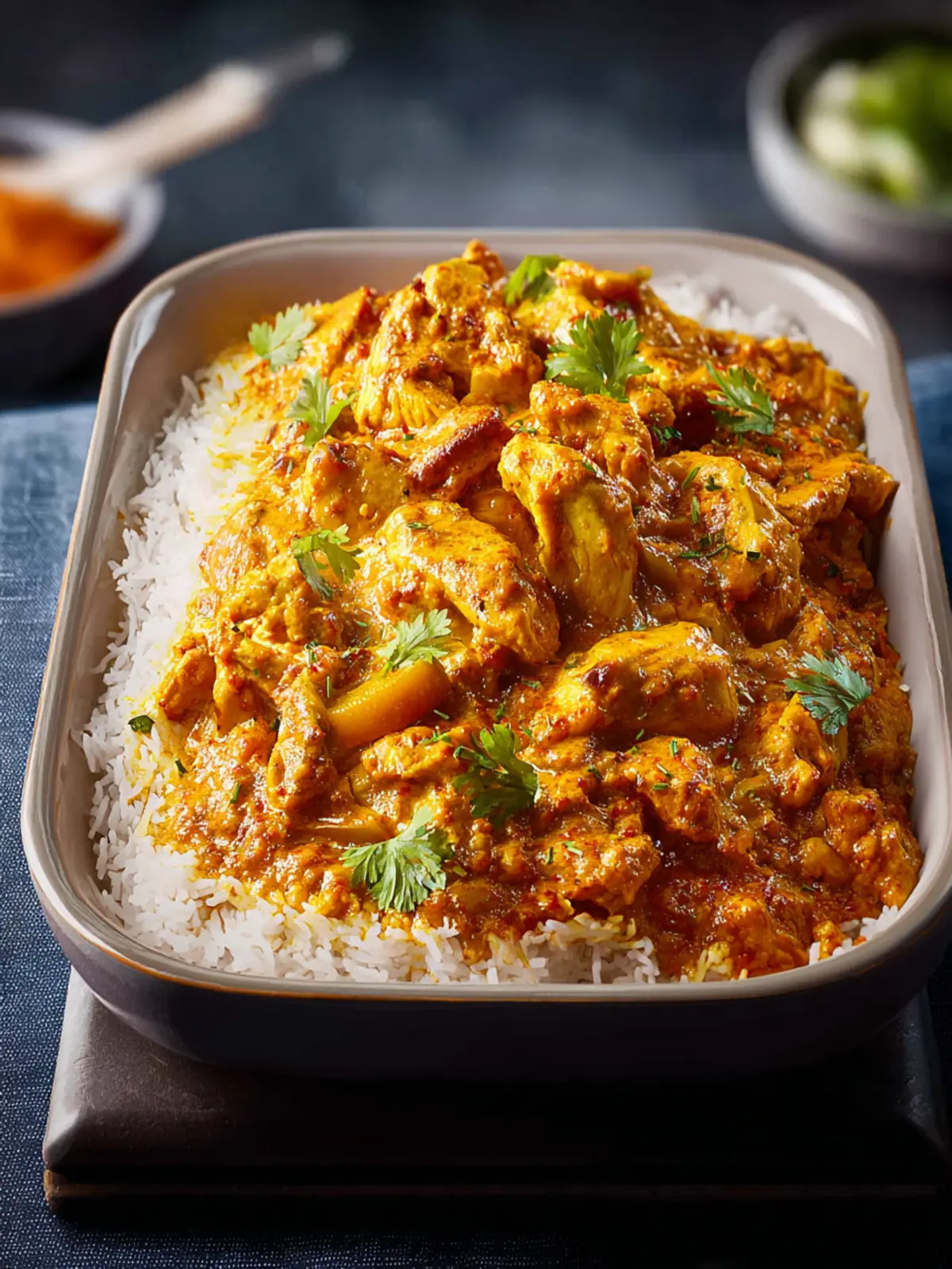 chicken curry and rice Second Image tawokn