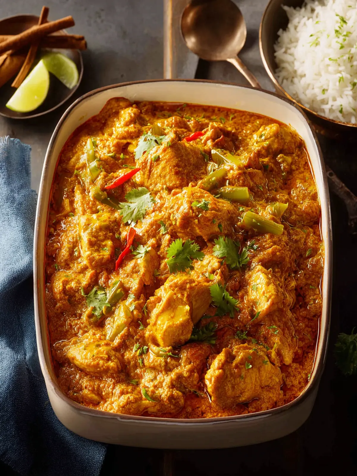 chicken curry and rice Third Image d02qfv